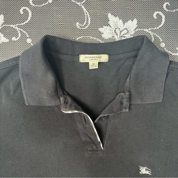 Burberry Polo in Black Sz Medium - Picture 2 of 10
